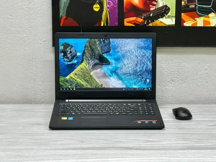 Ноутбук Б-клас Lenovo IdeaPad 100-15IBD / 15.6" (1366x768) TN / Intel Pentium 3825U (2 (4) ядра по 1.9 GHz) / 4 GB DDR3 / 240 GB SSD / nVidia GeForce 920M, 1 GB GDDR3, 64-bit / WebCam / Win 10 б/в - зображення 2