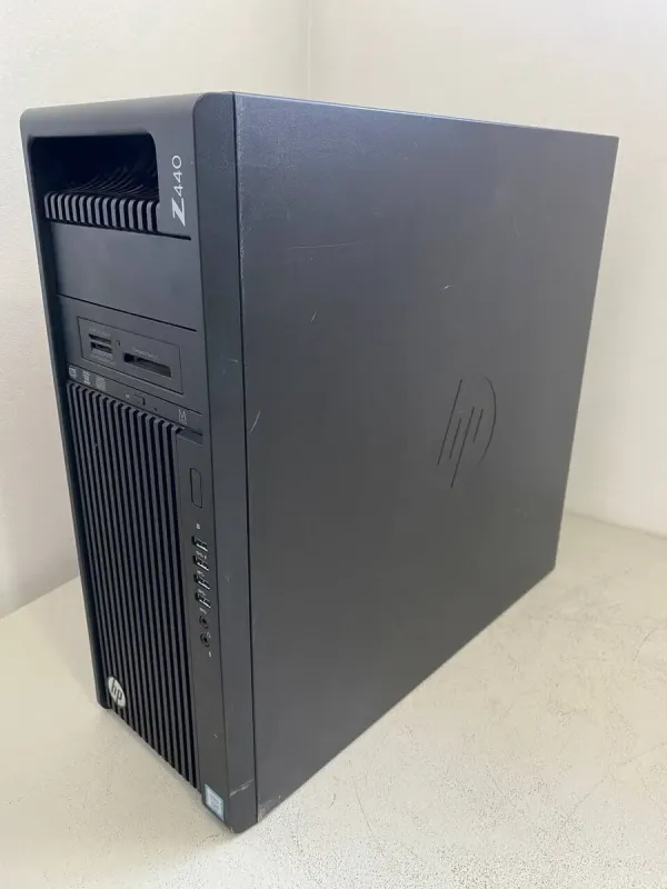 Робоча станція Б-клас HP Z440 Workstation Tower / Intel Xeon E5-2683 v3 (14 (28) ядер по 2.0 - 3.0 GHz) / 64 GB DDR4 / 240 GB SSD / nVidia Quadro M2000, 4 GB GDDR5, 128-bit / DVD-ROM / DisplayPort б/в - изображение 3