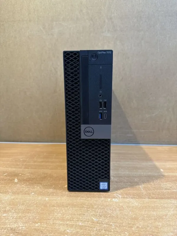 Комп'ютер Dell OptiPlex 7070 SFF / Intel Core i5-9500 (6 ядер по 3.0 - 4.4 GHz) / 8 GB DDR4 / 120 GB SSD / Intel UHD Graphics 630 / 200W / DisplayPort б/в - зображення 2
