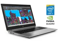Мобільна робоча станція HP ZBook 15 G6 / 15.6" (1920x1080) IPS / Intel Core i7-9750H (6 (12) ядра по 2.6 - 4.5 GHz) / 16 GB DDR4 / 512 GB SSD M.2 / nVidia Quadro T1000, 4 GB GDDR5, 128-bit / WebCam / Win 11 б/в