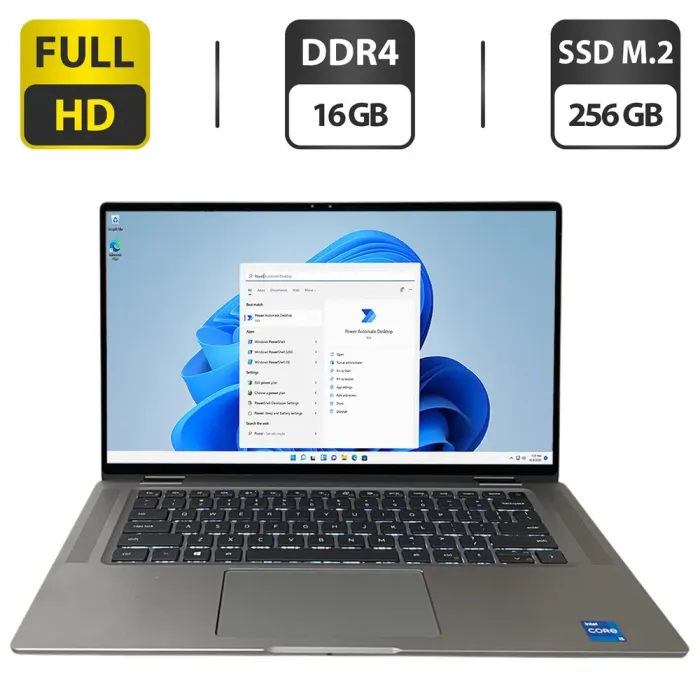 Ноутбук-трансформер Б-клас Dell Latitude 9520 2-in-1 / 15.6" (1920x1080) IPS Touch / Intel Core i5-1145G7 (4 (8) ядер по 4.4 GHz) / 16 GB DDR4 / 256 GB SSD M.2 / Intel Iris Xe Graphics / WebCam б/в - зображення 1