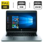 Ультрабук Б-клас HP EliteBook Folio 1040 G3 / 14" (1920x1080) IPS / Intel Core i7-6600U (2 (4) ядра по 2.6 - 3.4 GHz) / 8 GB DDR4 / 256 GB SSD M.2 / Intel HD Graphics 520 / HDMI б/в