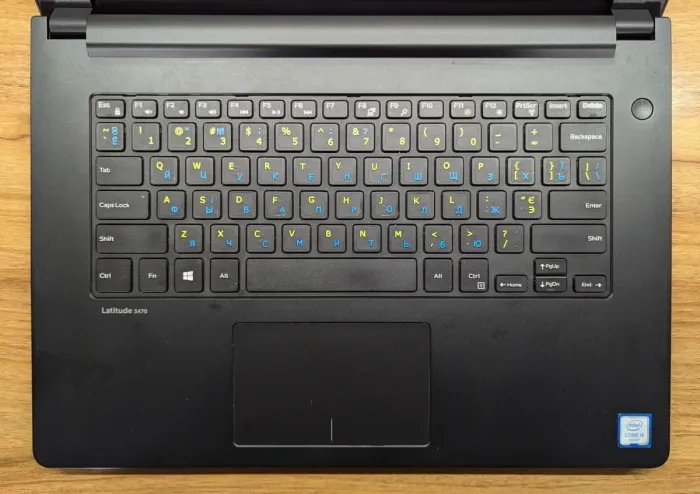 Ноутбук Dell Latitude 3470 / 14" (1366x768) TN / Intel Core i5-6200U (2 (4) ядра по 2.3 - 2.8 GHz) / 8 GB DDR3 / 240 GB SSD / Intel HD Graphics 520 / WebCam / HDMI / Windows 10 б/в - зображення 5