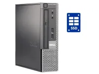 Неттоп Dell Optiplex 9020 USFF / Intel Pentium G3240T (2 ядра по 2.7 GHz) / 8 GB DDR3 / 120 GB SSD / Intel HD Graphics / DVD-ROM б/в