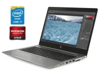 Ігровий ультрабук Б-клас HP ZBook 14u G6 / 14" (1920x1080) IPS / Intel Core i7-8665U (4 (8) ядра по 1.9 - 4.8 GHz) / 16 GB DDR4 / 512 GB SSD NVMe / AMD Radeon Pro WX 3200, 4 GB GDDR5, 128-bit / WebCam / Win 10 Pro б/в