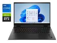Ігровий ноутбук Б-клас HP Omen 17-cm2020nr / 17.3" (2560x1440) IPS / Intel Core i7-13700HX (16 (24) ядер по 2.1 - 5.0 GHz) / 16 GB DDR5 / 512 GB SSD / nVidia GeForce RTX 4070, 8 GB GDDR6, 128-bit / WebCam б/в