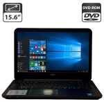 Ноутбук Б-клас Dell Inspiron 3537 / 15.6" (1366x768) TN / Intel Core i3-4010U (2 (4) ядра по 1.7 GHz) / 8 GB DDR3 / 500 GB HDD / Intel HD Graphics 4400 / WebCam / DVD-ROM / Windows 10 Pro б/в