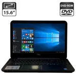 Ноутбук Б-клас Dell Inspiron 3537 / 15.6" (1366x768) TN / Intel Core i3-4010U (2 (4) ядра по 1.7 GHz) / 8 GB DDR3 / 500 GB HDD / Intel HD Graphics 4400 / WebCam / DVD-ROM / Windows 10 Pro б/в