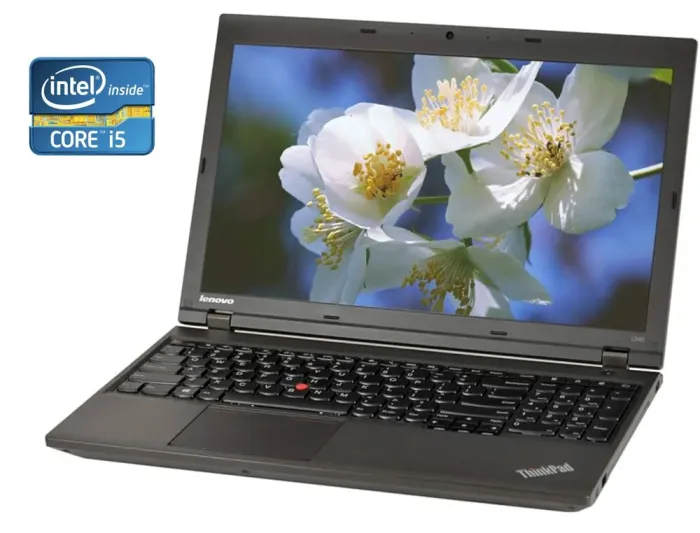 Ноутбук Б-клас Lenovo ThinkPad L540 / 15.6" (1366x768) TN / Core i5-4200M (2 (4) ядра по 2.5 - 3.1 GHz) / 8 GB DDR3 / 240 GB SSD / Intel HD Graphics 4600 / WebCam б/в - зображення 1