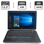 Ноутбук Б-клас Dell Latitude E6330 / 13.3" (1366x768) TN / Intel Core i5-3340M (2 (4) ядра по 2.7 - 3.4 GHz) / 8 GB DDR3 / 128 GB SSD / Intel HD Graphics 4000 б/в