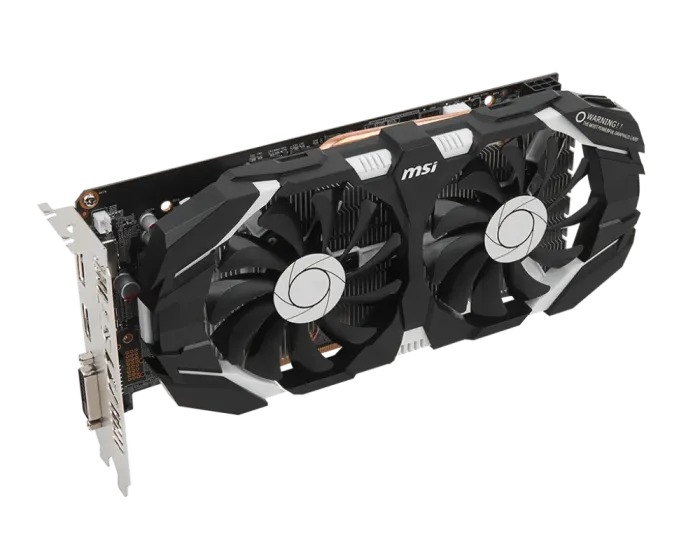 Дискретна відеокарта MSI GeForce GTX 1060 OC, 6 GB GDDR5, 192-bit / DVI, HDMI, DisplayPort б/в - зображення 2
