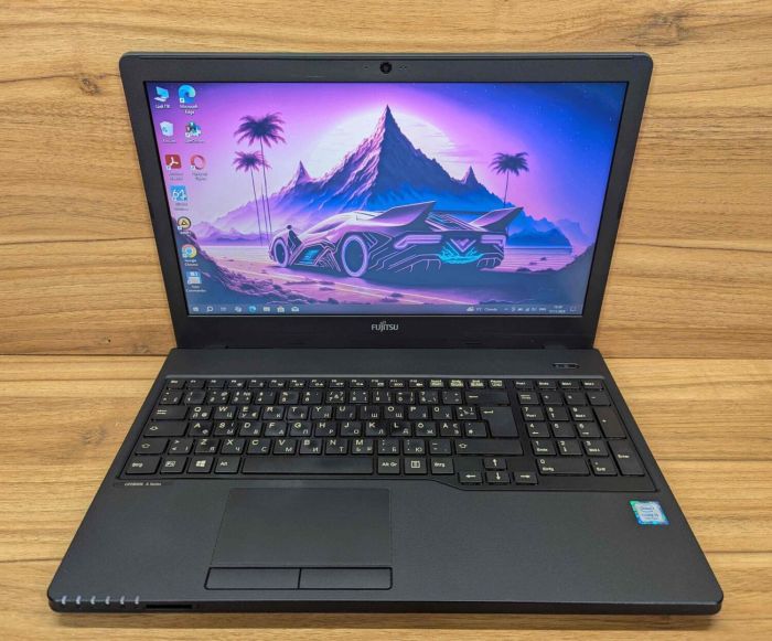 Ноутбук Fujitsu LifeBook A357 / 15.6" (1366x768) TN / Intel Core i5-7200U (2 (4) ядра по 2.5 - 3.1 GHz) / 8 GB DDR4 / 240 GB SSD / Intel HD Graphics 620 / WebCam / HDMI / Windows 10 б/в - изображение 2