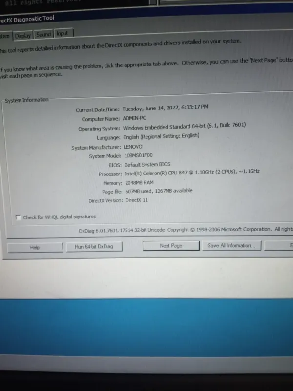 Неттоп Lenovo ThinkCentre M32 USFF / Intel Celeron 847 (2 ядра по 1.1 GHz) / 4 GB DDR3 / 120 GB SSD / Intel HD Graphics / Windows 7  б/в - зображення 8