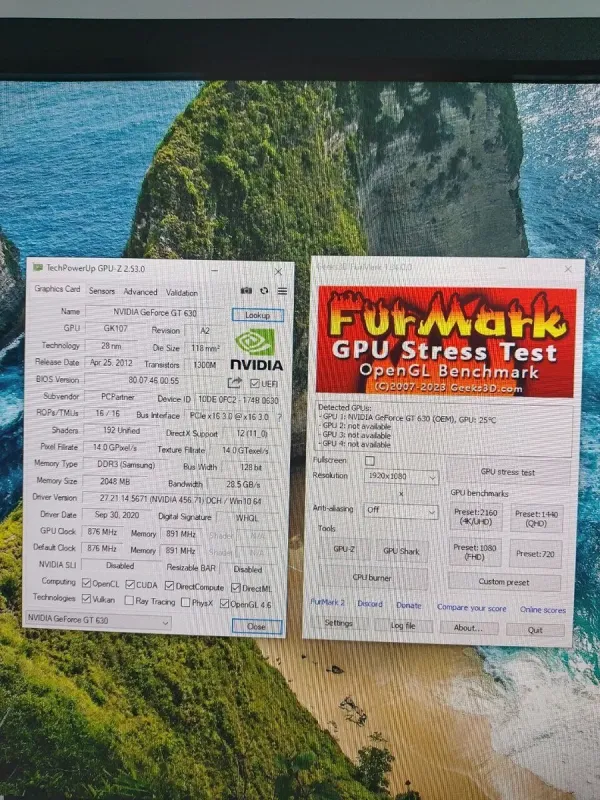 Комплект: Lenovo ThinkCentre M800 Tower / Intel Core i3-6100 (2 (4 ядра по 3.7 GHz) / 16 GB DDR4 / 240 GB SSD + 500 GB HDD / nVidia GeForce GT 630, 2 GB GDDR3, 128-bit / DVD-ROM + Монітор LG 24MB37PM-B / 24" (1920x1080) IPS б/в - зображення 7