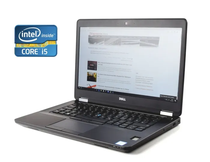 Ультрабук Dell Latitude E5470 / 14" TN / Core i5-6300HQ (4 ядра по 2.3-3.2 GHz) / 8GB DDR4 / 256GB SSD / HD Graphics 530 / WebCam б/в - зображення 1
