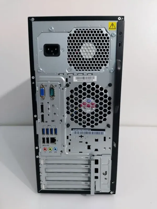 Комплект ПК: Lenovo ThinkCentre M800 Tower / Intel Pentium G4500 (2 ядра по 3.5 GHz) / 8 GB DDR4 / 120 GB SSD + 500 GB HDD / Intel HD Graphics 530 + Монітор 24" (1920x1080) IPS / VGA б/в - зображення 5