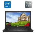 Ультрабук Dell Latitude 5590 / 15.6" (1920x1080) IPS / Intel Core i5-7300U (2 (4) ядра по 2.6 - 3.5 GHz) / 8 GB DDR4 / 256 GB SSD / Intel HD Graphics 620 / WebCam / Windows 10 б/в