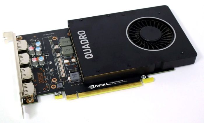 Дискретна відеокарта nVidia Quadro P2200, 5 ГБ GDDR5X, 160-біт / 4x DisplayPort б/в - изображение 2
