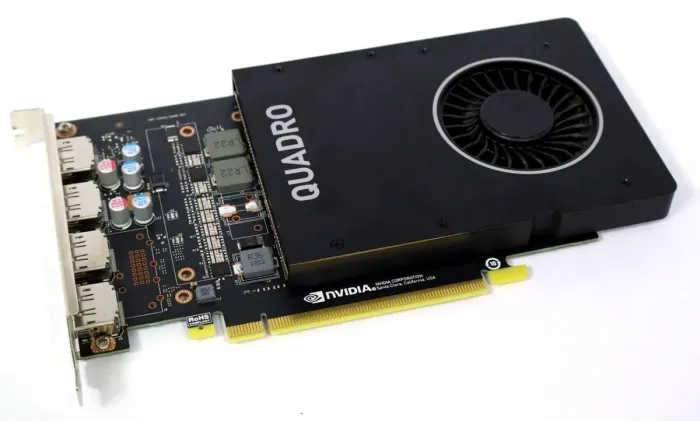 Дискретна відеокарта nVidia Quadro P2200, 5 ГБ GDDR5X, 160-біт / 4x DisplayPort б/в - зображення 2