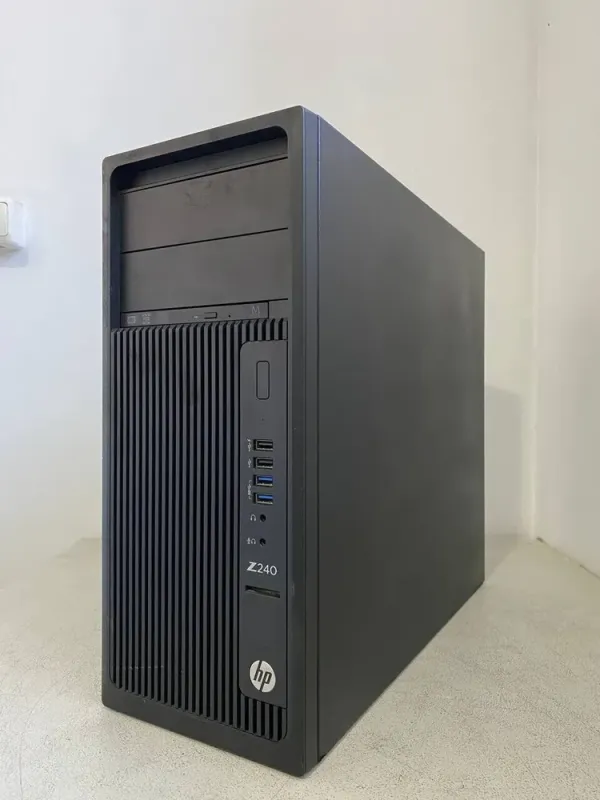 Робоча станція HP Z240 Workstation Tower / Intel Core i7-6700 (4 (8) ядра по 3.4 - 4.0 GHz) / 16 GB DDR4 / 256 GB SSD + 500 GB HDD / nVidia GeForce GTX 1060, 6 GB GDDR5, 192-bit / DVD-ROM б/в - зображення 2