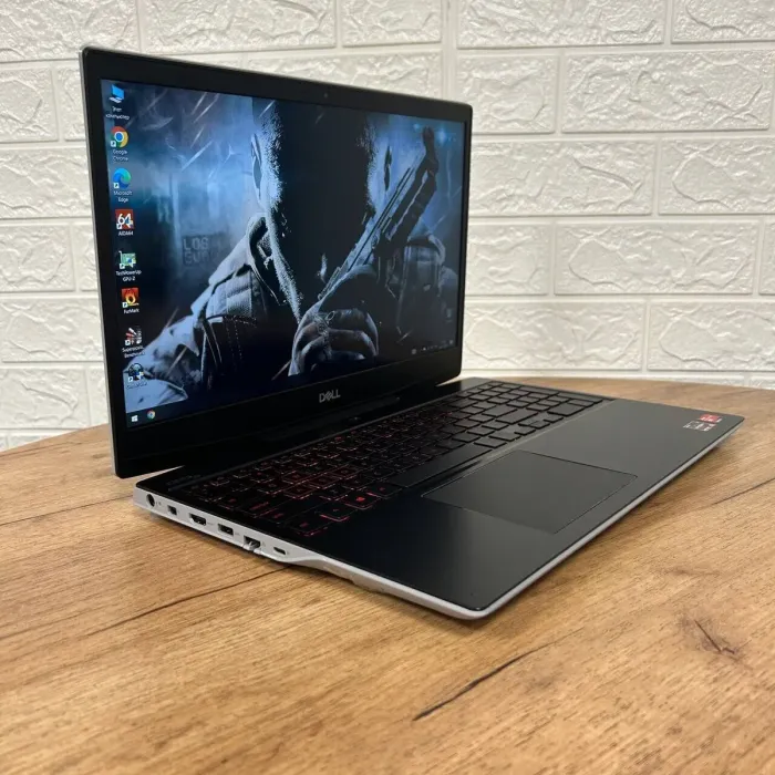 Ігровий ноутбук Dell G5 5505 / 15.6" (1920x1080) IPS / AMD Ryzen 5 4600H (6 (12) ядер по 3.0 - 4.0 GHz) / 16 GB DDR4 / 256 GB SSD / AMD Radeon RX 5600M, 6 GB GDDR6, 192-bit / WebCam б/в - зображення 4