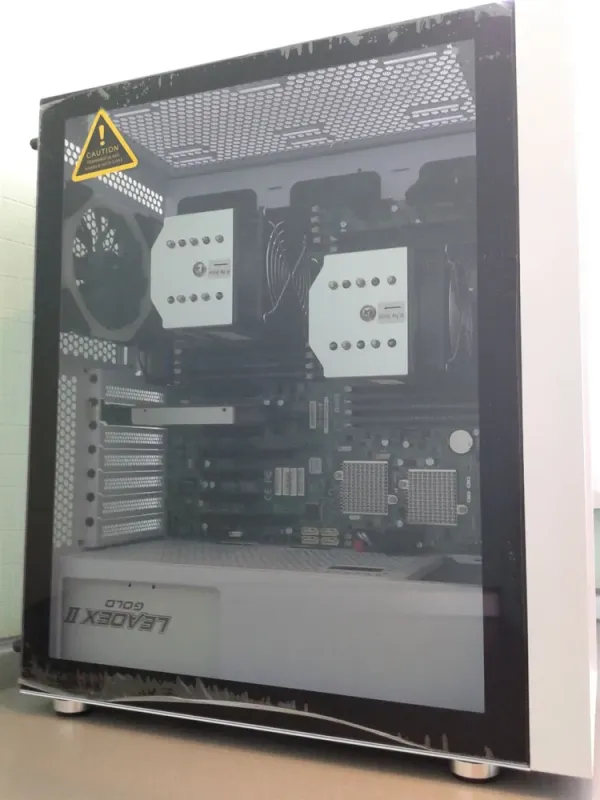 Сервер Vinga Mid Tower / 2x Intel Xeon E5-2680 v4 (14 (28) ядер по 2.4 - 3.3 GHz) / 128 GB DDR4 / 2 TB HDD / 1000W б/в - зображення 8