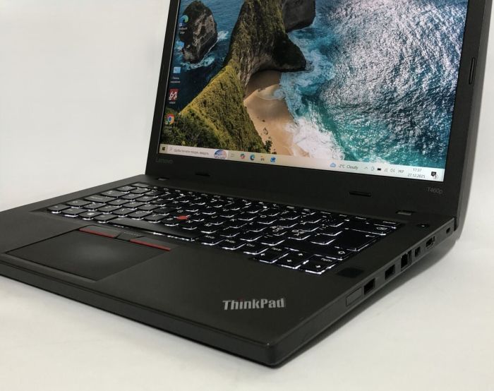 Ігровий ноутбук Lenovo ThinkPad T460p / 14" (1920x1080) IPS / Intel Core i7-6700HQ (4 (8) ядра по 2.6 - 3.5 GHz) / 8 GB DDR4 / 256 GB SSD / nVidia GeForce 940MX, 2 GB GDDR5, 64-bit / WebCam / Win 10 Home б/в - зображення 9