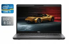 Ультрабук Dell Latitude 5400 / 14" (1366x768) TN / Intel Core i5-8365U (4 (8) ядра по 1.6 - 4.1 GHz) / 8 GB DDR4 / 240 GB SSD / Intel UHD Graphics / WebCam / Windows 10 б/в