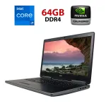 Мобільна робоча станція Dell Precision 7730 / 17.3" (1920x1080) IPS / Intel Core i7-8750H (6 (12) ядер по 2.2 - 4.1 GHz) / 64 GB DDR4 / 512 GB SSD / nVidia Quadro P5200, 16 GB GDDR5, 256-bit / WebCam б/в