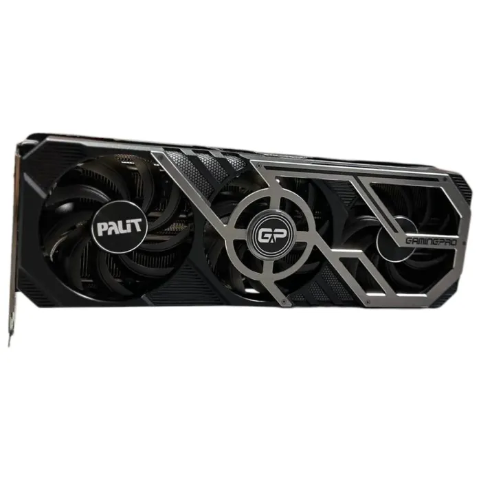 Дискретна відеокарта Palit GeForce RTX 3070 Ti GamingPro, 8 GB GDDR6X, 256-bit / 1x HDMI, 3x DisplayPort / Коробка / (NED307T019P2-1046A) б/в - зображення 1