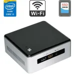 Неттоп Intel NUC NUC5i3RYH USFF / Intel Core i3-5010U (2 (4) ядра по 2.1 GHz) / 8 GB DDR3 / 256 GB SSD / Intel HD Graphics 5500 / miniDP / mHDMI / Wi-Fi б/в