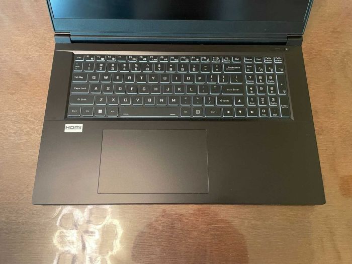 Ігровий ноутбук Clevo PC70DF1 / 17,3" (1920x1080) IPS / Intel Core i7-10870H (8 (16) ядер по 2,2 - 5,0 ГГц) / 32 ГБ DDR4 / 512 ГБ SSD / nVidia GeForce RTX 2070, 8 ГБ GDDR6, 256-біт / Веб-камера б/в - зображення 4