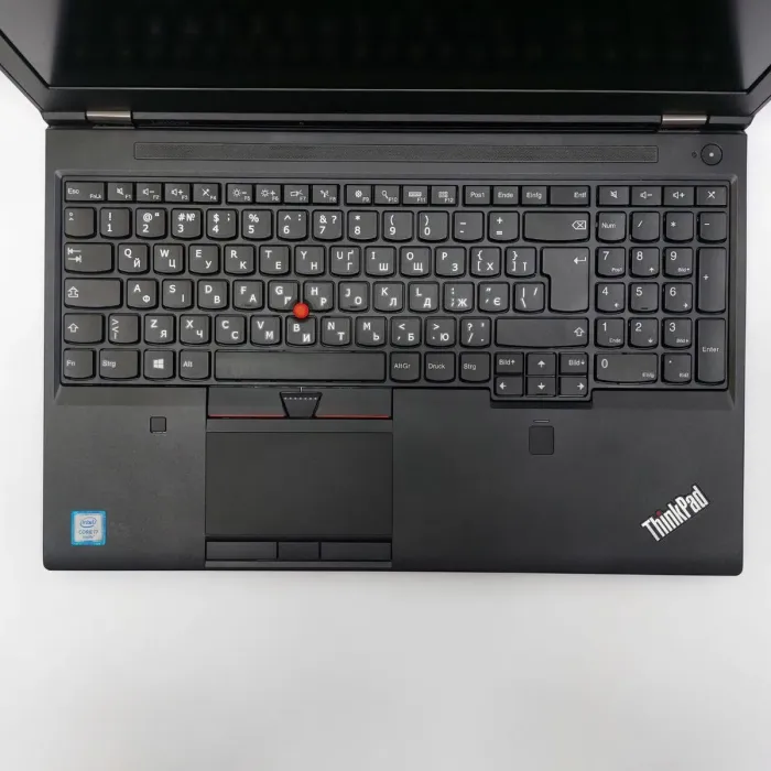 Мобільна робоча станція Lenovo ThinkPad P50 / 15.6" (1920x1080) IPS / Intel Core i7-6700HQ (4 (8) ядра по 2.6 - 3.5 GHz) / 32 GB DDR4 / 512 GB SSD / nVidia Quadro M1000M, 4 GB GDDR5, 128-bit / WebCam б/в - зображення 3