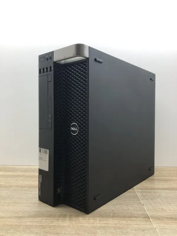 Робоча станція Dell Precision T3610 Tower / Intel Xeon E5-2630 v2 (6 (12) ядер по 2.6 - 3.1 GHz) / 64 GB DDR3 / 240 GB SSD / AMD FirePro W2100, 2 GB GDDR3, 128-bit / DVD-ROM б/в - зображення 2