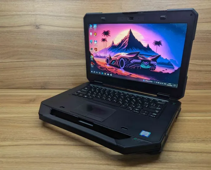 Захищений ноутбук Dell Latitude 14 Rugged 5414 / 14" (1920x1080) IPS / Intel Core i5-6300U (2 (4) ядра по 2.4 - 3.0 GHz) / 8 GB DDR4 / 256 GB SSD / Intel HD Graphics 520 / HDMI / Windows 10 б/в - зображення 5