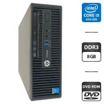 Комп'ютер HP ProDesk 400 G2.5 SFF / Intel Core i5-4590S (4 ядра по 3.0 - 3.7 GHz) / 8 GB DDR3 / 500 GB HDD / Intel HD Graphics 4600 / DVD-ROM б/в