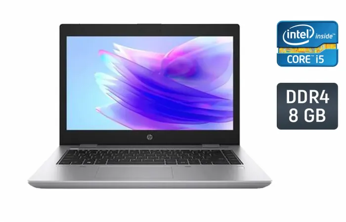 Ноутбук HP ProBook 640 G5 / 14" (1920x1080) IPS / Intel Core i5-8365U (4 (8) ядра по 1.6 - 4.1 GHz) / 8 GB DDR4 / 512 GB SSD / Intel UHD Graphics 620 / WebCam / Windows 10 б/в - зображення 1