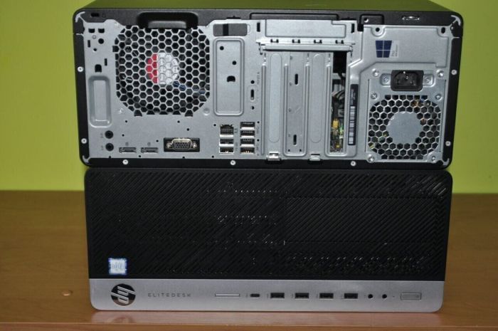 Комп'ютер HP EliteDesk 800 G3 Tower / Intel Core i7-6700 (4 (8) ядра по 3,4 - 4,0 ГГц) / 8 ГБ DDR4 / 4000 ГБ HDD / Intel HD Graphics 530 / DVD-ROM / Windows 11 Pro б/в - изображение 3