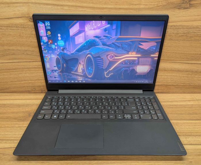 Ноутбук Б-клас Lenovo IdeaPad S145-15IWL / 15.6" (1366x768) TN / Intel Pentium Gold 5405U (2 (4) ядра по 2.3 GHz) / 8 GB DDR4 / 240 GB SSD / Intel UHD Graphics / WebCam / Windows 10 б/в - зображення 2