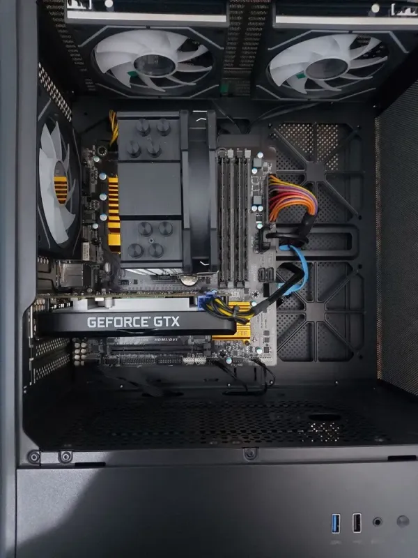 Комп'ютер Prologix GM-01MAV Tower / Intel Core i7-4790K (4 (8) ядра по 4,0 - 4,4 ГГц) / 24 ГБ DDR3 / 512 ГБ SSD + 500 ГБ HDD / nVidia GeForce GTX 1650, 4 ГБ GDDR6, 128-біт / 500 Вт б/в - зображення 6