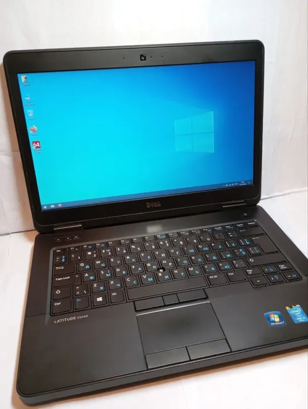 Ноутбук Б-клас Dell Latitude E5440 / 14" (1366x768) TN / Intel Core i5-4310U (2 (4) ядра по 2.0 - 3.0 GHz) / 8 GB DDR3 / 128 GB SSD / Intel HD Graphics 4400 / WebCam б/в - зображення 2