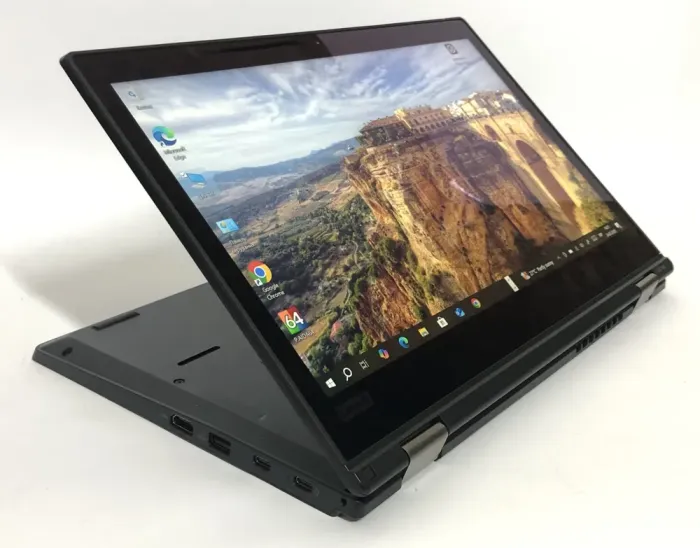 Ультрабук-трансформер Б-клас Lenovo ThinkPad L390 Yoga / 13.3" (1920x1080) IPS Touch / Intel Core i3-8145U (2 (4) ядра по 2.1 - 3.9 GHz) / 8 GB DDR4 / 256 GB SSD / Intel UHD Graphics / WebCam / Win 10 Pro б/в - зображення 10