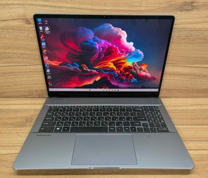 Мобільна робоча станція MSI Creator Pro Z16P / 16" (2560x1600) IPS / Intel Core i9-12900H (14 (20) ядер по 3,8 - 5,0 ГГц) / 64 ГБ DDR5 / 1000 ГБ SSD / nVidia RTX A5500, 16 ГБ GDDR6, 256-біт / WebCam / TouchID / Windows 11 б/в - зображення 2