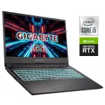 Ігровий ноутбук Б-класу Gigabyte G5 KC / 15,6" (1920x1080) IPS / Intel Core i5-10500H (6 (12) ядер по 2,5 - 4,5 ГГц) / 16 ГБ DDR4 / 512 ГБ SSD NVMe / nVidia GeForce RTX 3060, 6 ГБ GDDR6, 192-біт / WebCam б/в