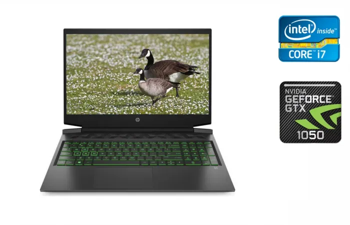 Ігровий ноутбук Б-клас HP Pavilion Gaming 15-dk0024u / 15.6" (1920x1080) IPS / Intel Core i7-8750H (6 (12) ядер по 2.2 - 4.1 GHz) / 16 GB DDR4 / 128 GB SSD + 500 GB HDD / nVidia GeForce GTX 1050, 3 GB GDDR5, 96-bit / WebCam / HDMI б/в - зображення 1