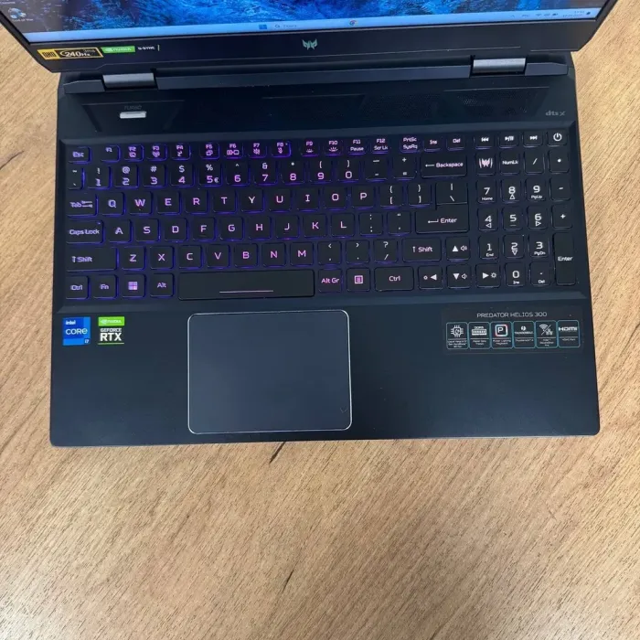 Ігровий ноутбук Б-клас Acer Predator Helios 300 PH315-55 / 15.6" (2560x1440) IPS / Intel Core i7-12700H (14 (20) ядер по 2.3 - 4.7 GHz) / 16 GB DDR5 / 512 GB SSD / nVidia GeForce RTX 3070 Ti, 8 GB GDDR6, 256-bit / WebCam б/в - зображення 7