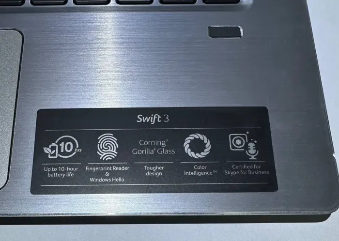 Ультрабук Б-клас Acer Swift 3 SF314-52 / 14" (1920x1080) IPS / Intel Core i5-8250U (4 (8) ядра по 1.6 - 3.4 GHz) / 8 GB DDR4 / 256 GB SSD / nVidia GeForce MX150, 2 GB GDDR5, 64-bit / WebCam / Win 11 Home б/в - зображення 7