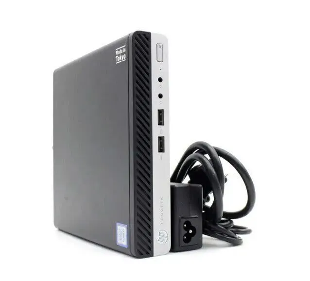 Неттоп HP ProDesk 400 G3 Mini PC USFF / Intel Core i5-7500T (4 ядра по 2.7 - 3.3 GHz) / 12 GB DDR4 / 240 GB SSD / Intel HD Graphics 630 / Windows 11 Pro б/в - зображення 4