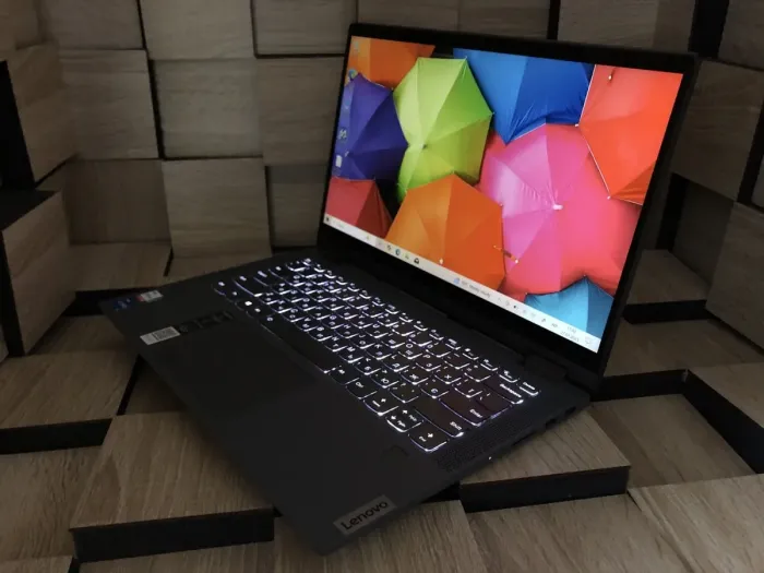 Ноутбук-трансформер Lenovo IdeaPad Flex 5 14ITL05 / 14" (1920x1080) IPS Touch / Intel Core i5-1135G7 (4 (8) ядра по 2.4 - 4.2 GHz) / 8 GB DDR4 / 256 GB SSD M.2 / Intel Iris Xe Graphics / WebCam / Fingerprint / HDMI б/в - зображення 3
