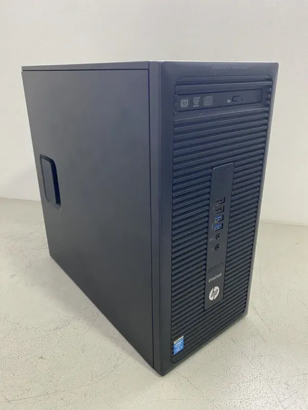 Комп'ютер HP EliteDesk 700 G1 Tower / Intel Core i5-4590 (4 ядра по 3.0 - 3.7 GHz) / 8 GB DDR3 / 240 GB SSD / Intel HD Graphics 4600 / DVD-ROM б/в - зображення 3